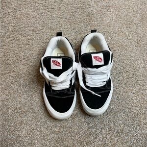 Vans Kids Classic Black and White Sneakers